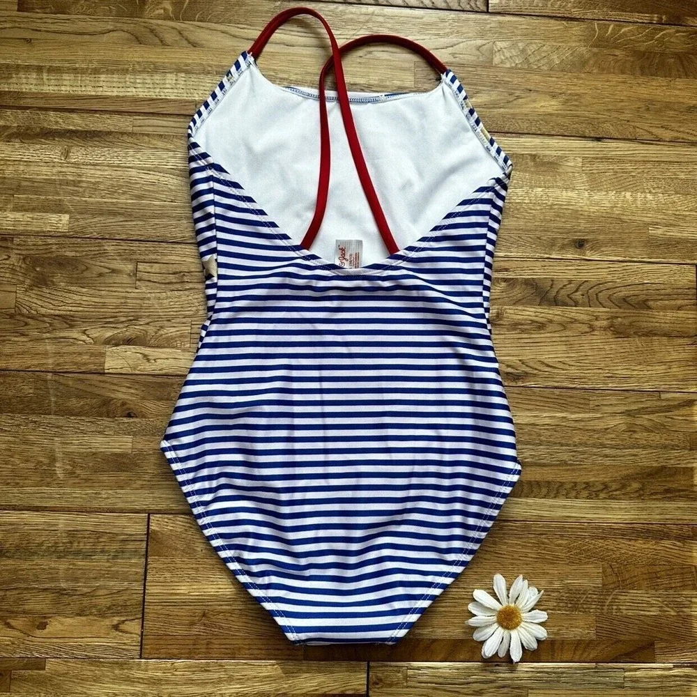 Cat‎ & Jack Stars And Stripes Swimsuit Size 10/12